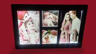 4 in 1 Photo frame with led light | DIY |  Led photo Night Lamp screenshot 4