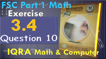 ex 3.4 Q#10 FSc Math part 1, Exercise  Question no 10 - Rank Of Matrix | How to find Rank of Matrix