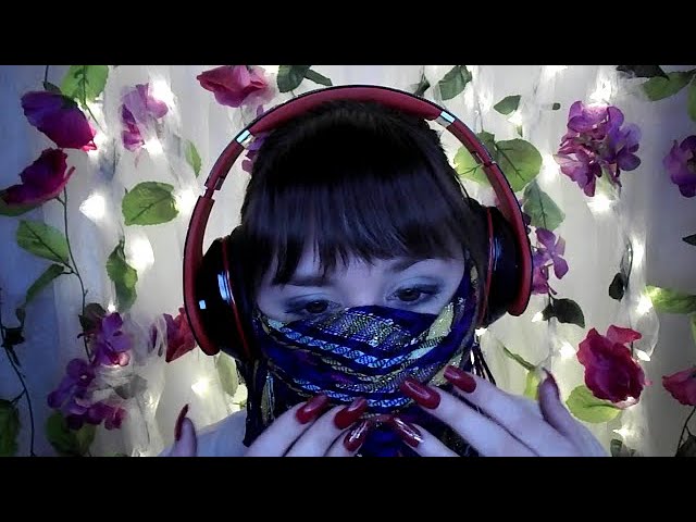 ASMR Muffled Whispers and Clicky-Clacky Nails