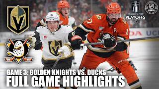 2nd Round – Game 3: Vegas Golden Knights vs. Anaheim Ducks | Full Game Highlights | ESPN NHL