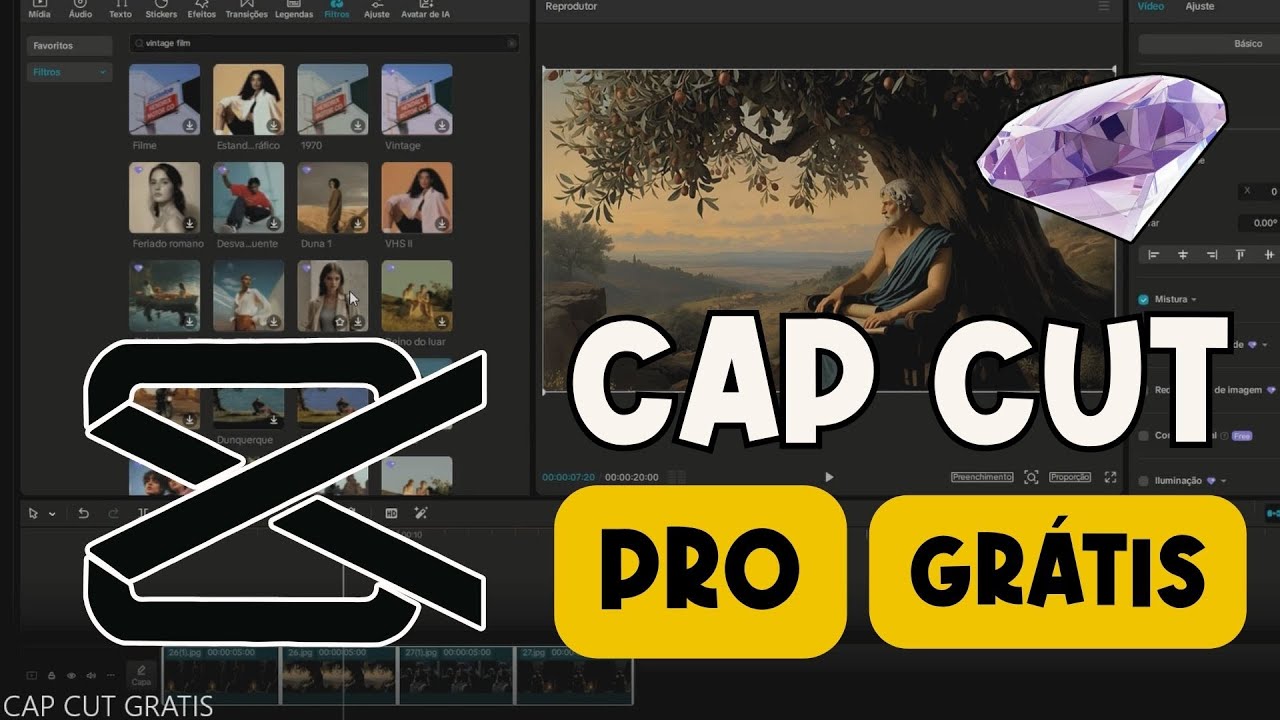 Como Usar o CapCut Pro Grátis no PC [Atualizado 2025] - YouTube
