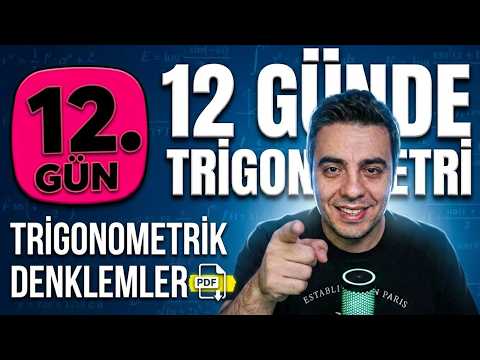 TRİGONOMETRİ-2 | 12. GÜN🚀 | TRİGONMETRİK DENKLEMLER | 12 GÜNDE TRİGONOMETRİ KAMPI #trigonometri