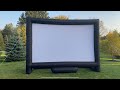 Sewinfla 24ft Inflatable Outdoor Projector Screen Review