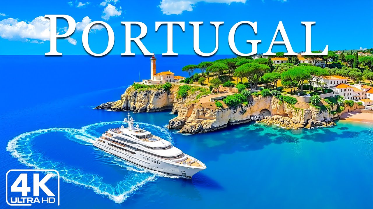 Видеосъемка с дрона в формате 4K, Португалия | Откройте для себя Атлантическое побережье