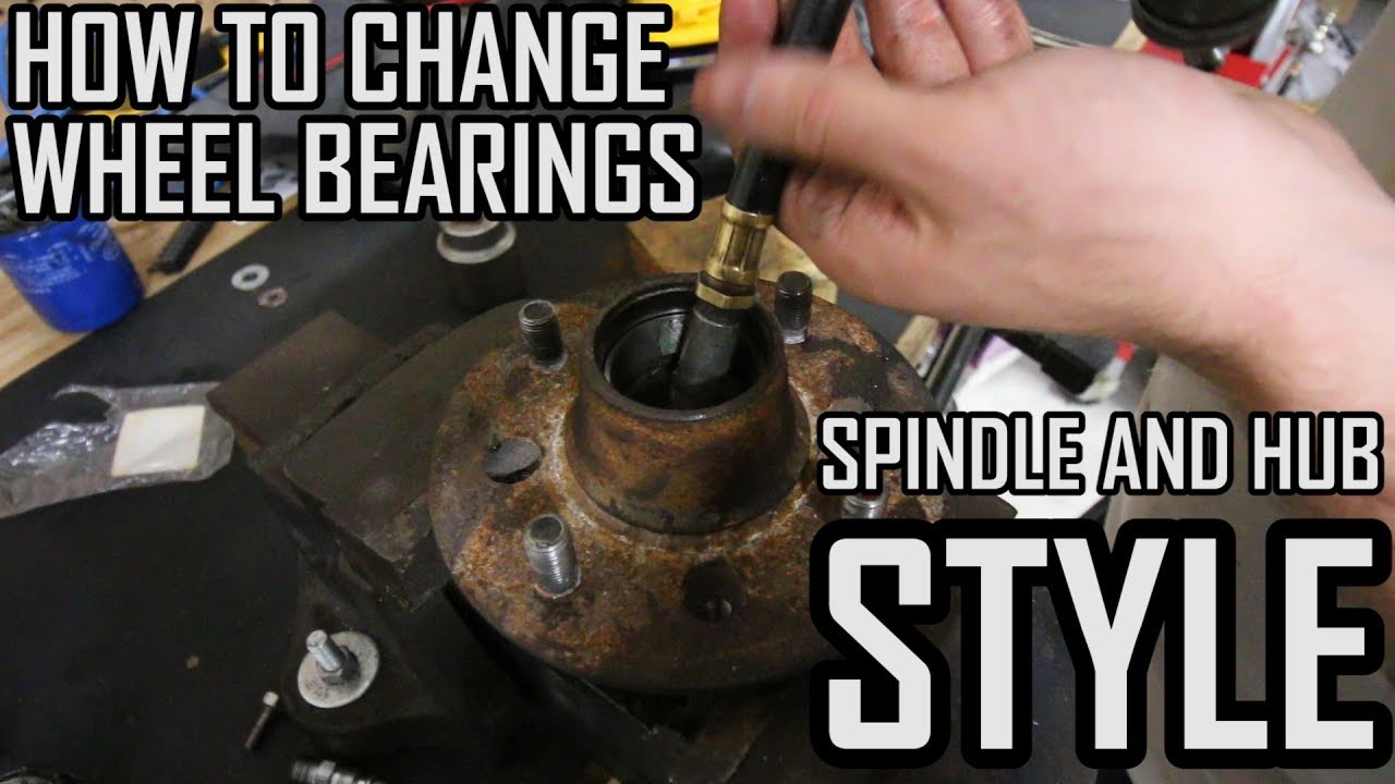 How to change wheel bearings on a 1978 Datsun 280z (spindle and hub