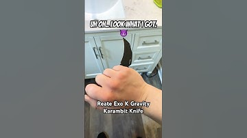 I’m gonna have fun with this!!! 🤩 Reate Exo Karambit #shorts #knife #skills #fun #cool #ytshorts
