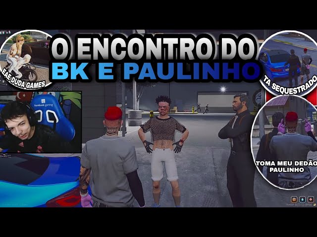 O ENCONTRO DO BK E PAULINHO O LOKO 🤣 - O CORONEL SEQUESTROU O 01? - GTA RP  CDA 