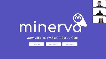 Minerva Markdown Editor Pitch