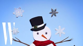 A Very Well-Clad Snowman