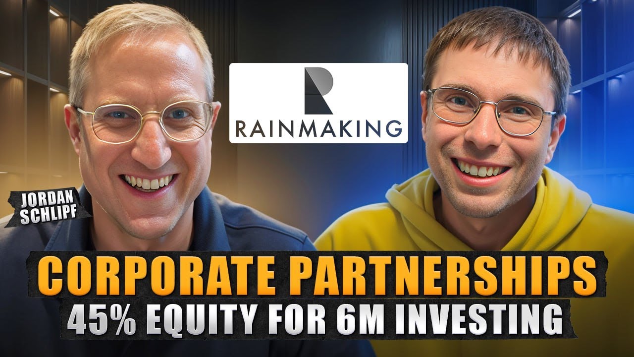 Risks and Advantages of Building Ventures with Corporates. Jordan Schlipf @ Rainmaking