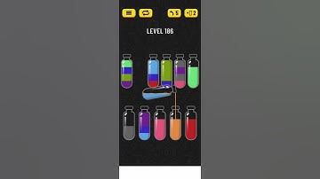 2022! Soda Sort Level 186 Walkthrough Solution Android/iOS