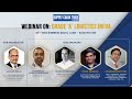 Webinar  grade a logistics infra  celerity supply chain tribe