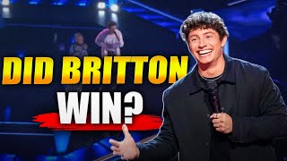 Did Britton Moore win the Battle on the Voice?