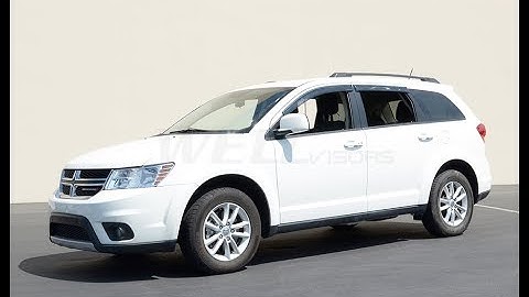 WELLvisors side window deflector vent visor Installation Video Dodge Journey 09-18