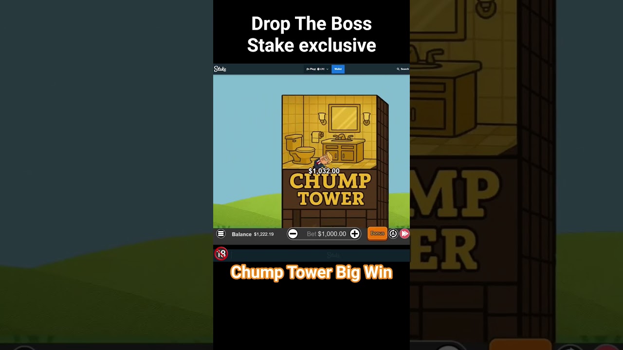 Drop the boss secret chump tower big multiplier 