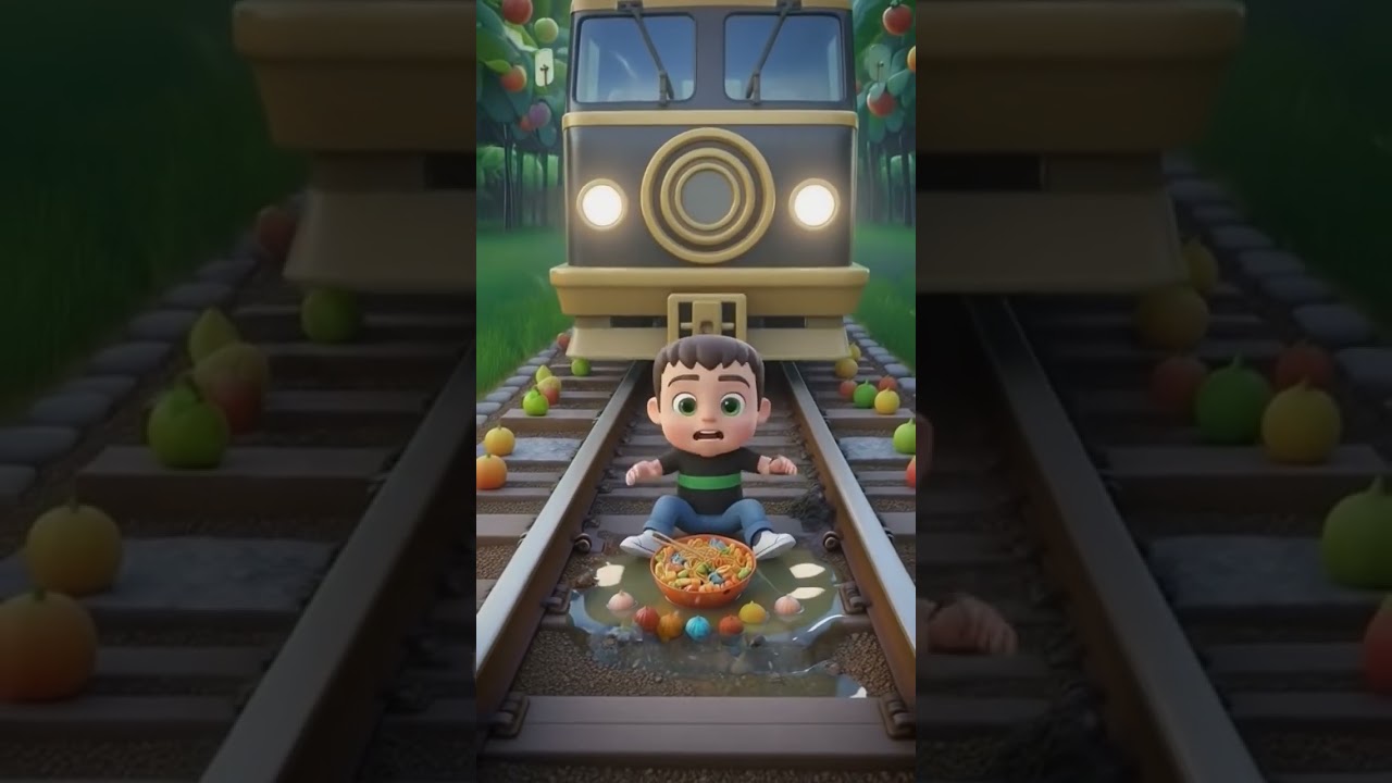 ❤️Evolution of Baby: Train Attack on Baby for Food Eating 