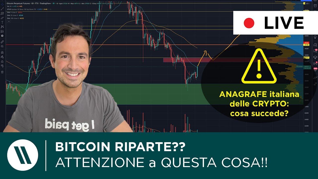 BITCOIN RIPARTE?? FAI ATTENZIONE a QUESTA COSA! | arriva L'ANAGRAFE DELLE CRYPTO: che SIGNIFICA?