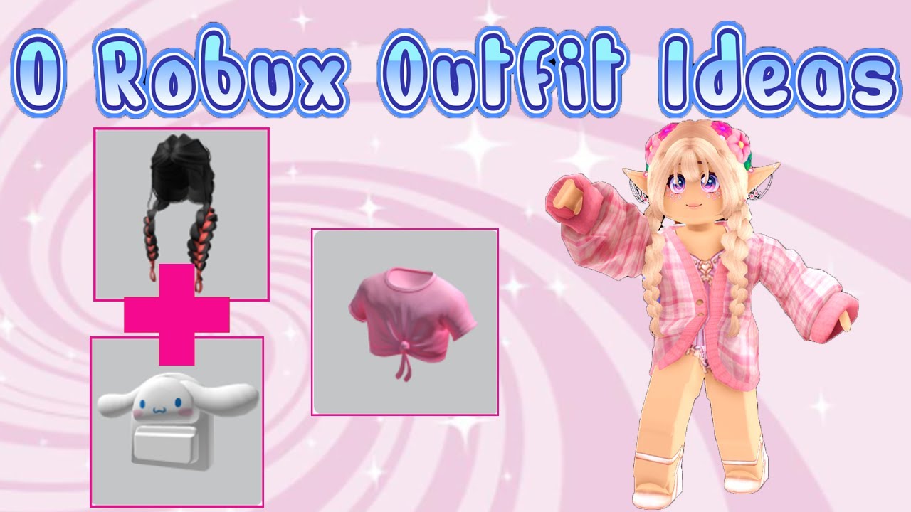 Hot Pink 0 Robux Free Items Outfit💗 #robloxoutfits
