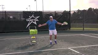 USPTA Quick Tip - One Ball Warm Up