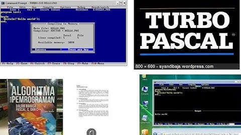 Mencari Luas Persegi Panjang dengan Turbo Pascal"