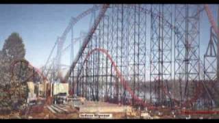 Superman Ride Of Steel Construction Six Flags New England