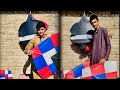 Gamer kites making with my hands and flying with may friend 
