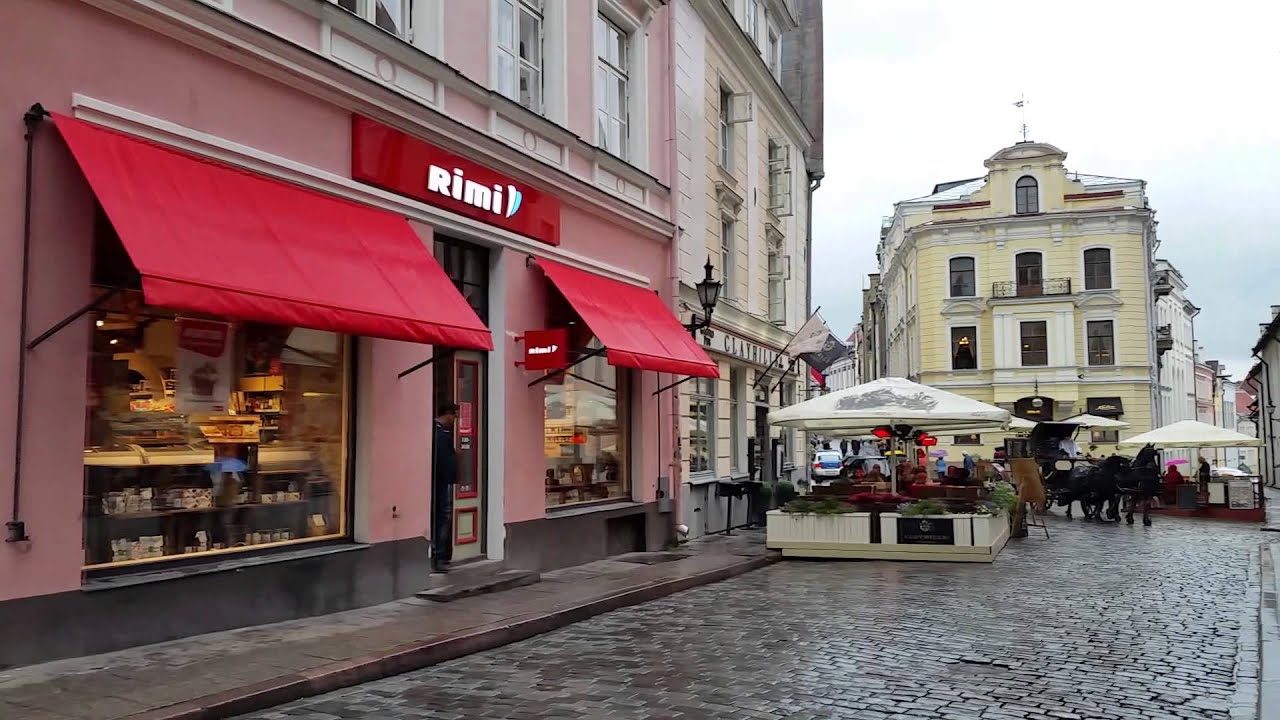 Tallinn Old Town grocery store - YouTube