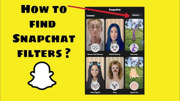 Snapchat tutorial : How to find Snapchat filters from beginning ?