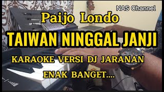 TAIWAN NINGGAL JANJI -KARAOKE VERSI DJ JARANAN - PAIJO LONDO
