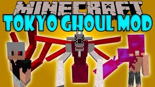 TOKYO GHOUL MOD - Ghouls mas realistas!!! - Minecraft mod 1.7.10 Review ESPAÑOL