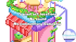 5 pixel art of locations - no sound - no commentary gameplay - Bitcolor