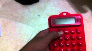 Unboxing and Review of the Flexible Solar Calculator screenshot 1