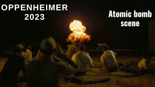 Oppenheimer 2023 Atomic bomb scene