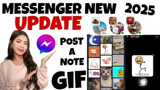 MESSENGER NEW UPDATE POST A NOTE GIF 2025 TAGALOG TUTORIAL screenshot 4