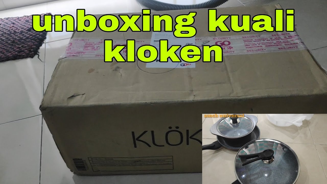 Unboxing kuali kloken | kuali go shop rm146 - YouTube