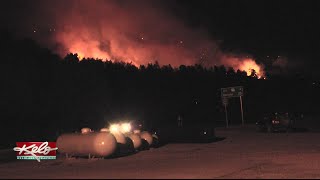 Weather Aiding Firefighters Fight Vineyard Fire
