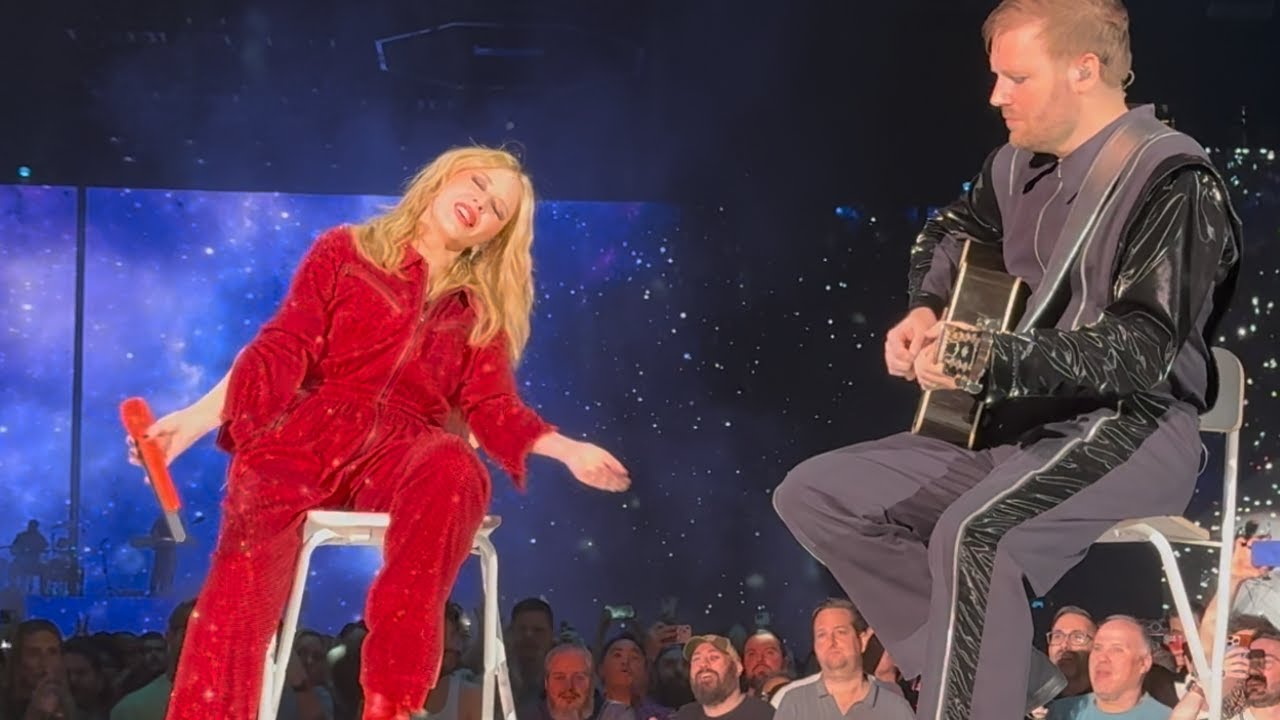 KYLIE MINOGUE: SAY SOMETHING (Tension Tour Acoustic Live at TD Garden Arena, Boston, MA, 4/9/25)