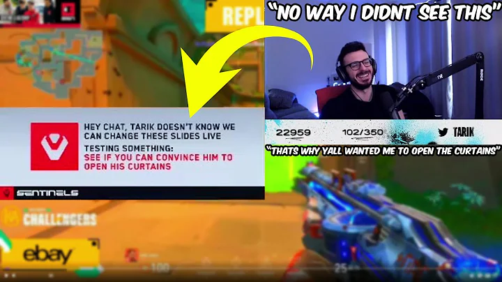 SEN Tarik REACTS To Sentinels Trolling Him On His Stream