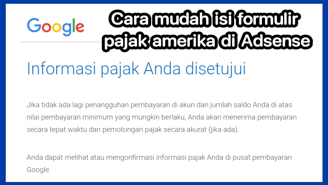 Panduan Lengkap Mengisi Akun AdSense: Dari Nol Hingga Pendapatan Maksimal (1600 Kata)