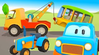 Car cartoon full episodes. Street vehicles cartoons for kids. Repair shop for cars & trucks for kids by Clever Cars 300,771 views 2 years ago 27 minutes