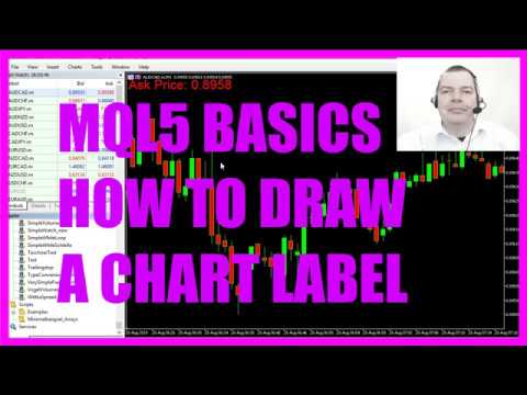 LEARN MQL5 TUTORIAL BASICS - 39 SIMPLE CHART LABEL