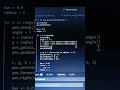 phyton animations video 😱😳😱#coding #python #shorts