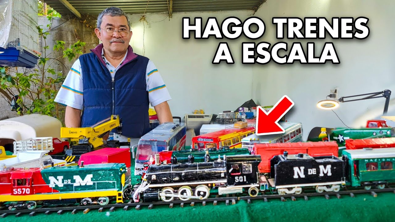 ME DEDICO A HACER TRENES Y AUTOS A ESCALA