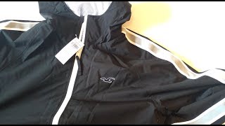 Hollister Stretch Mesh Lined Windbreaker + Try On