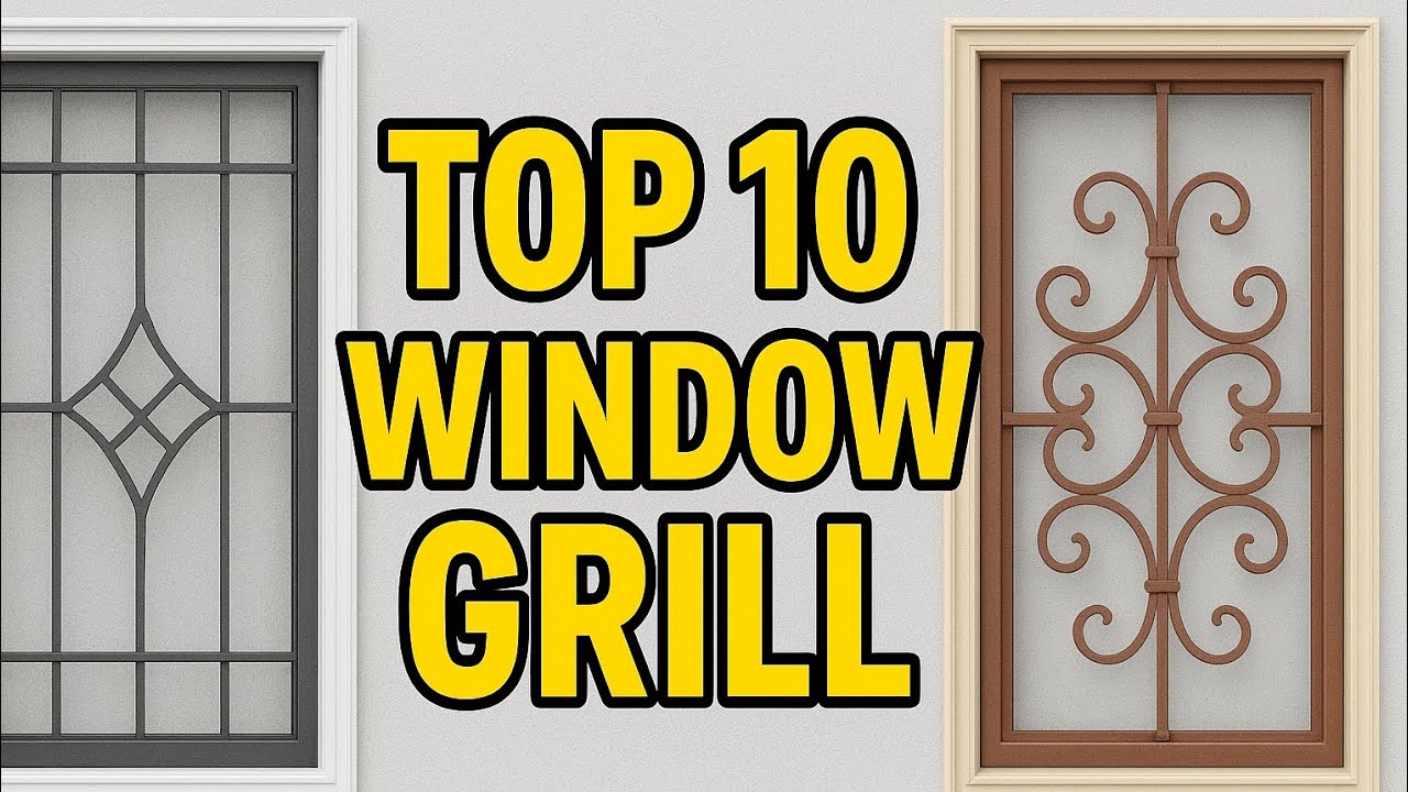 Top 10 Modern Window Grill Design Ideas 2025 | Stylish & Secure Designs  Home