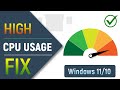 How to Fix High CPU Usage in Windows 11/10 | Fix 100% CPU Usage in PCs or Laptops