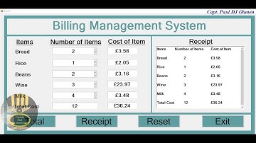 How to Create a Billing System Project in Visual Basic .NET - Part 3 of 3