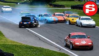 EXTREME CHAOS at Summit Point... | P6 finish! | SCCA MARRS | SSM Feature | *Onboard!*