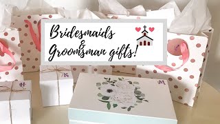 Bridesmaids and Groomsmans gifts ideas! Summer Wedding 2020