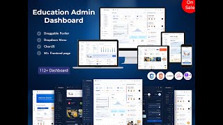 Education Dashboard Bootstrap Admin Web App
